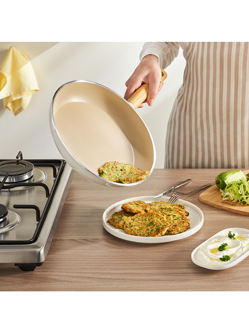 Bej Swiss Crystal Tava 30 cm-8