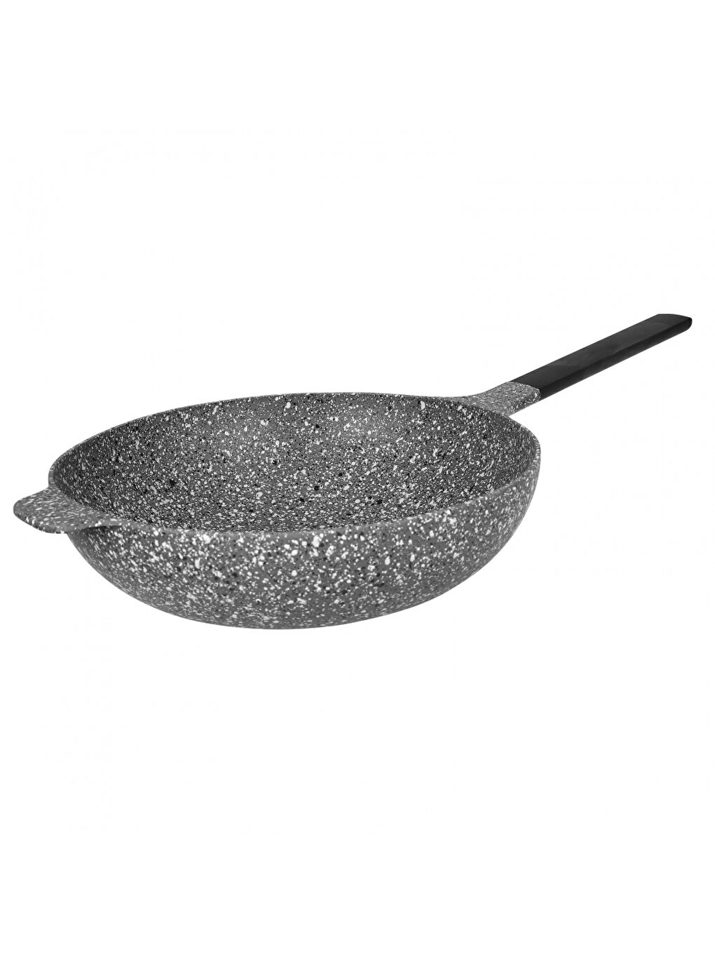 Gri Perge Döküm Wok Tava 30 cm-10