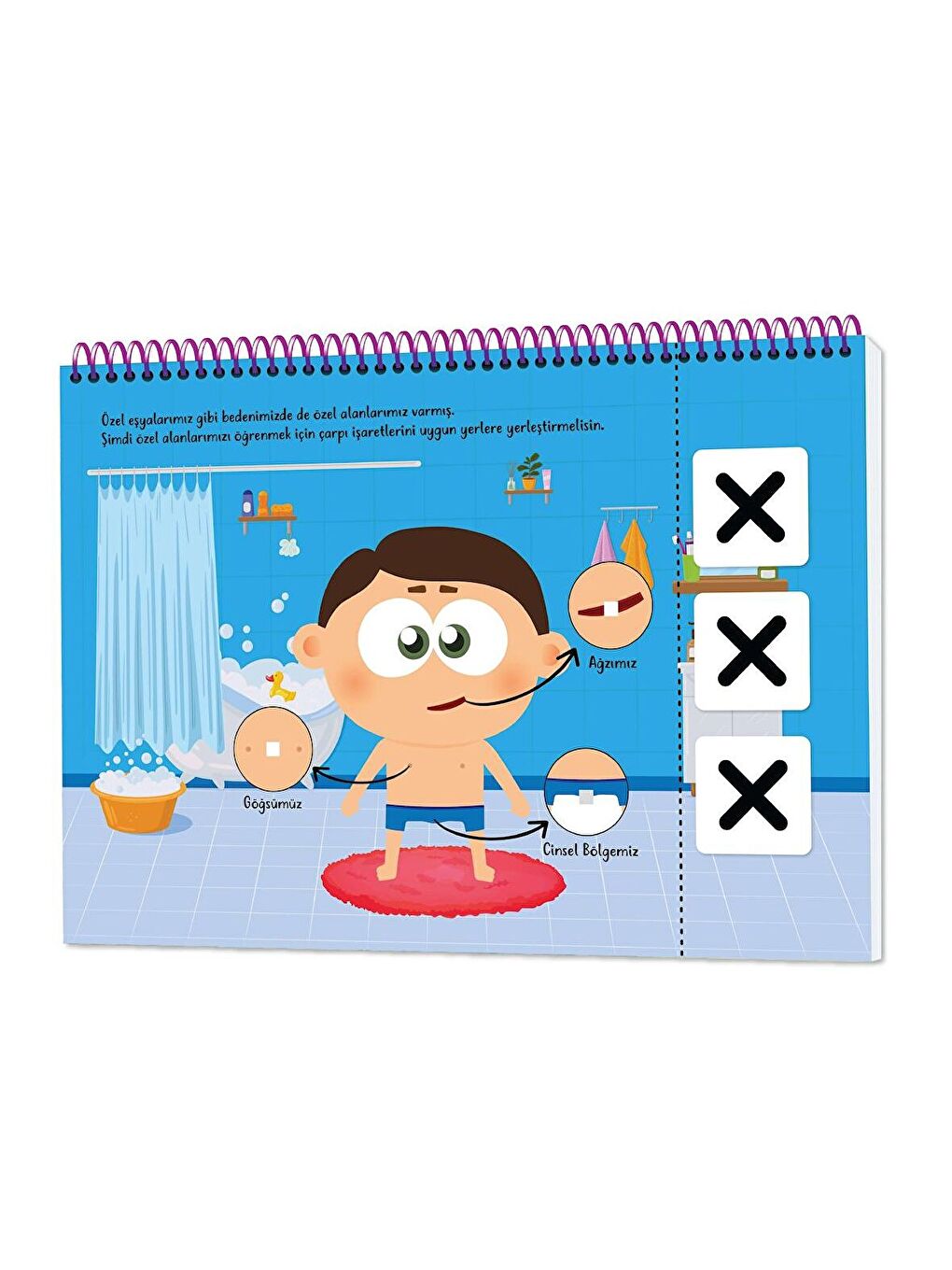 Cırt Cırtlı Şarkılı Mahremiyet Eğitimi Kitabım Hüso-3