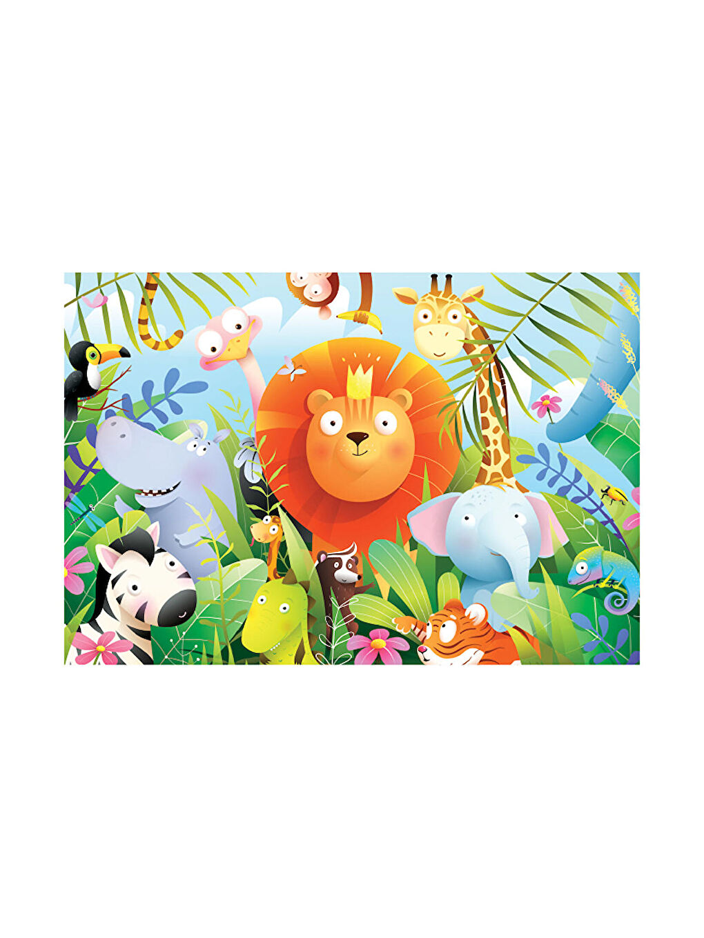 50 Parça Puzzle Wıld Animals (Vahşi Hayvanlar)-1