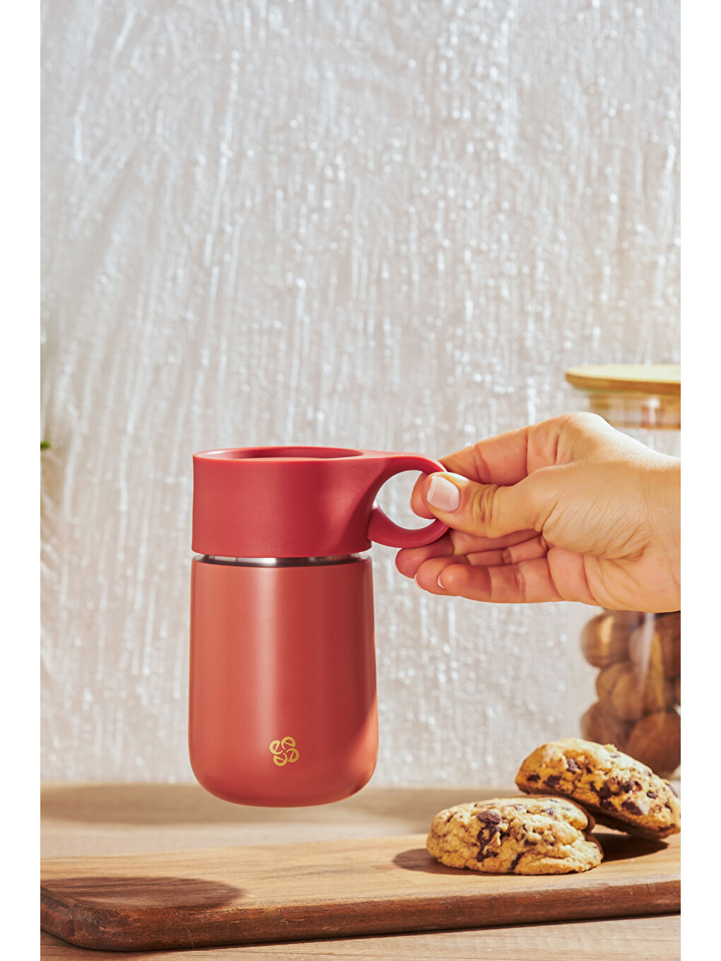 Smart Pembe El Termosu 300 ml-5