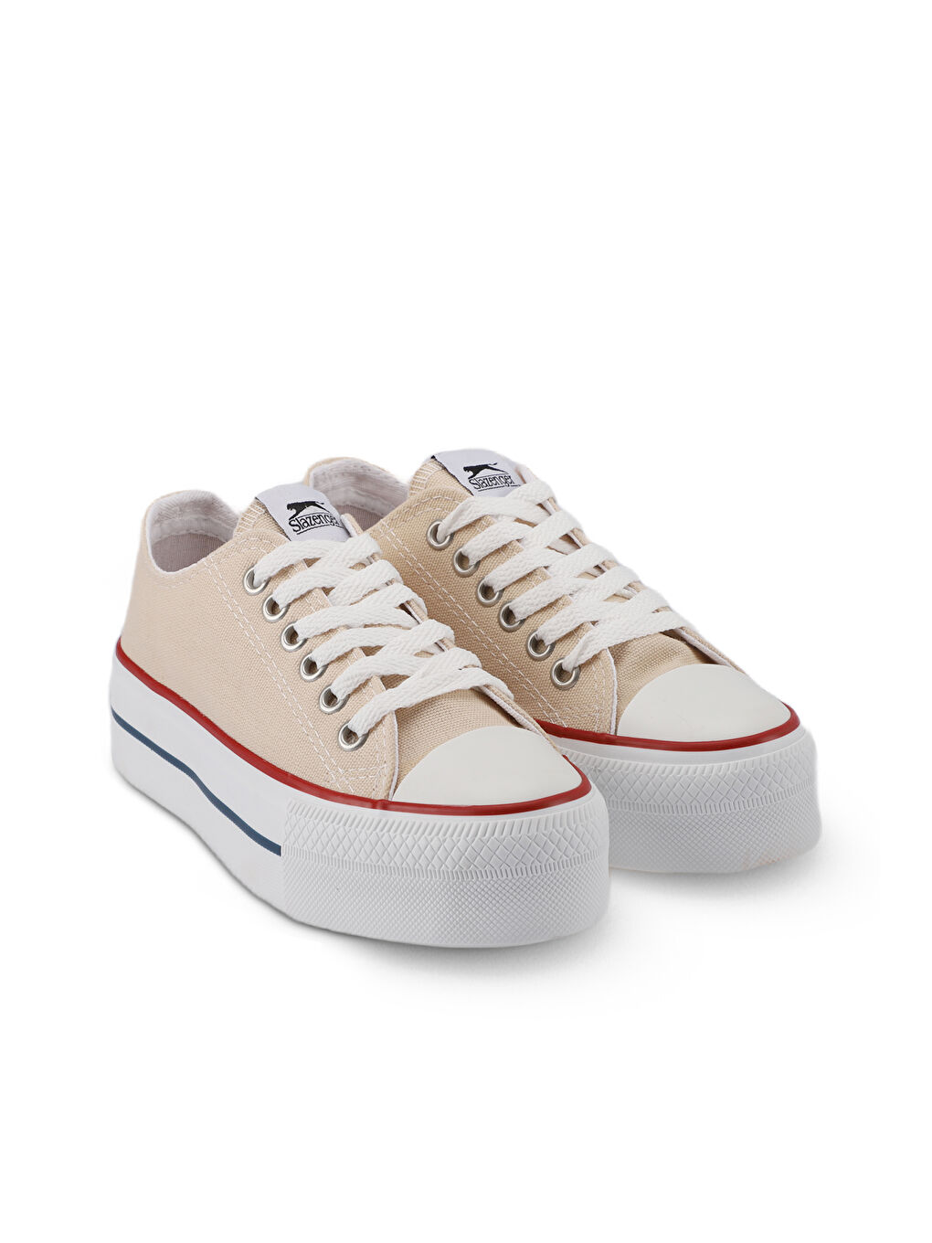 SLAZENGER SUPER I Sneaker Kadın Ayakkabı Bej - 1