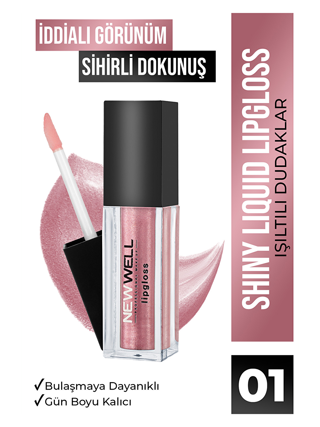 Shiny Liquid Lipgloss  - 01