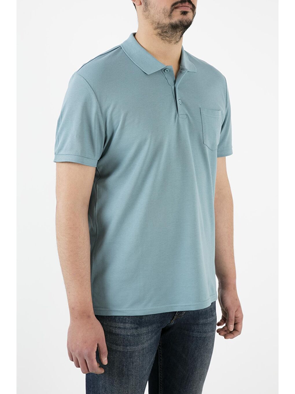 İndigo % 100 Pamuk Düğmeli Polo Tişört 59021271-2