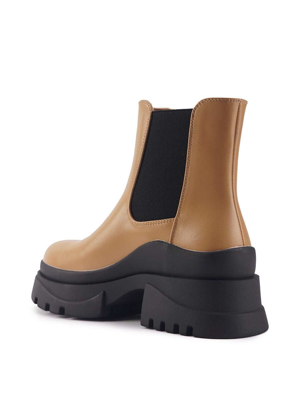 Kahverengi 23K-406 3PR Camel Kadın Chelsea Bot-2