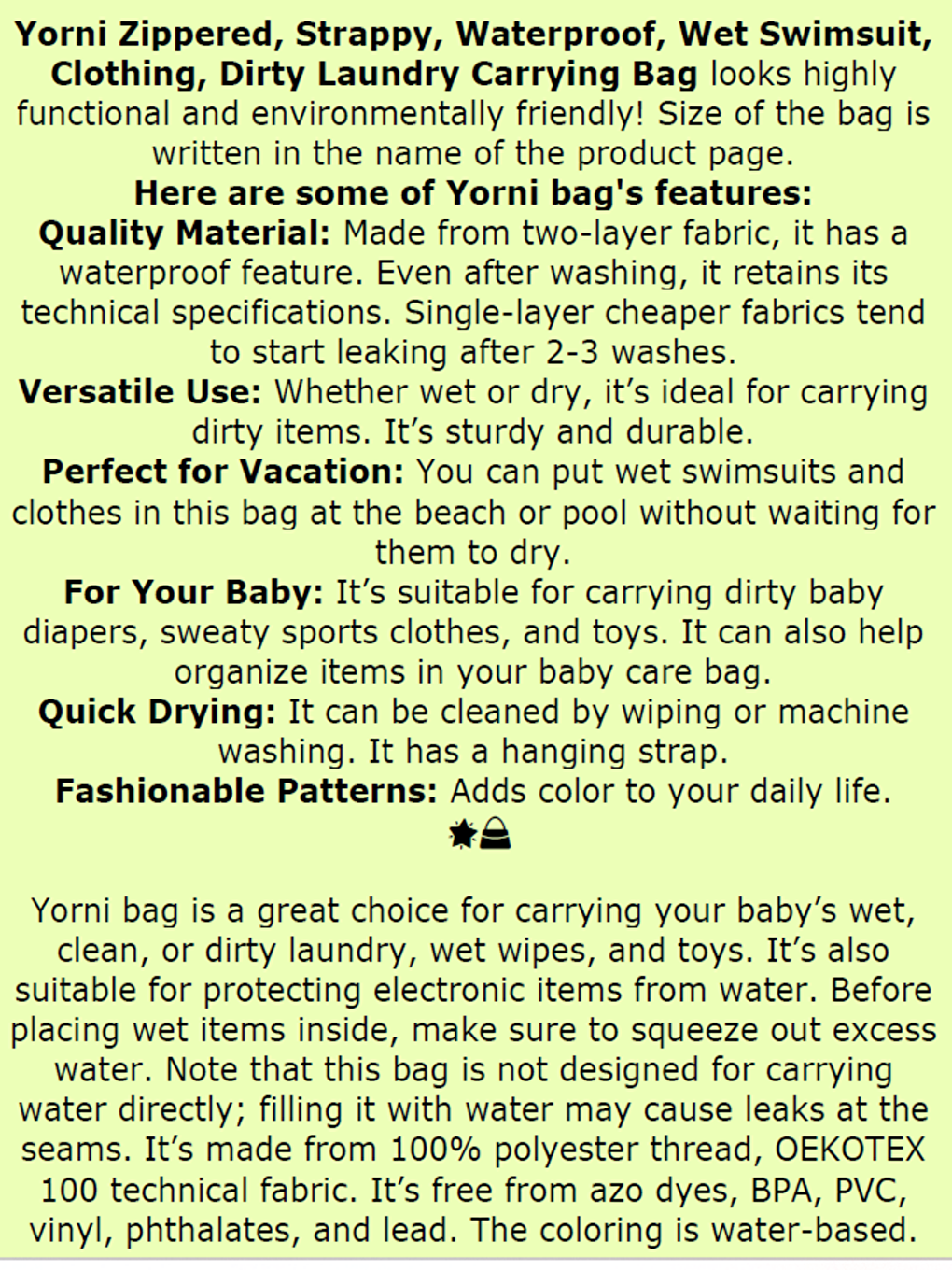 Karışık 2 Adet, 37x30 cm, Mom ve Summer Desen, Sıvı Geçirmeyen Çok Amaçlı Çanta, Ekonomik Set, Yıkanabilir-6