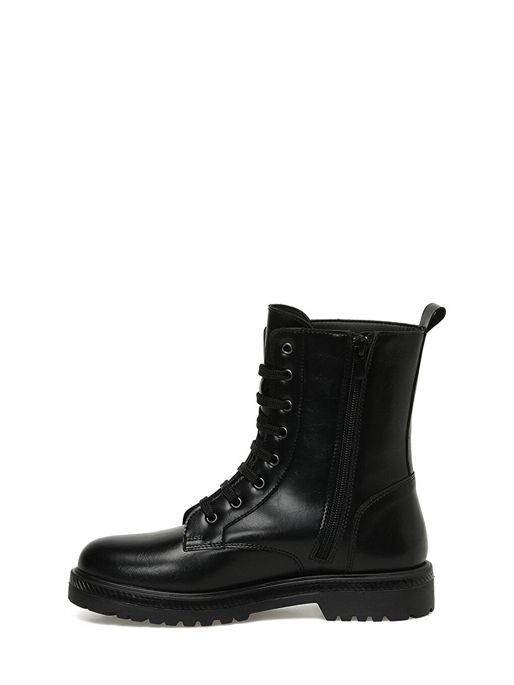 23K-389 3PR Siyah Kadın Düz Bot-2