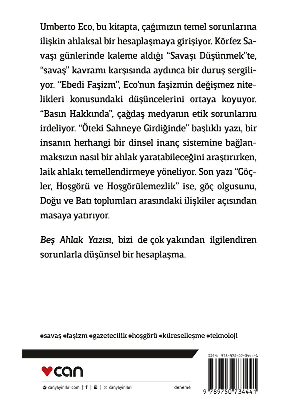 Beş Ahlak Yazısı-2