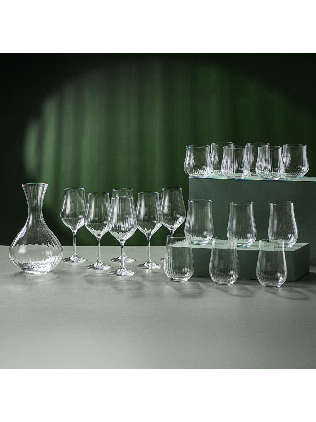 Renksiz Vetro 19 Parça Bardak Seti-6