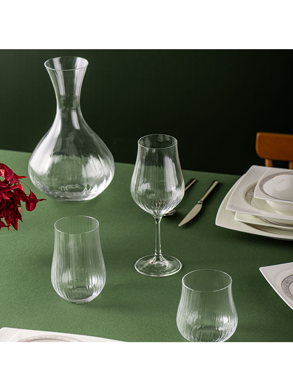 Renksiz Vetro 19 Parça Bardak Seti-8