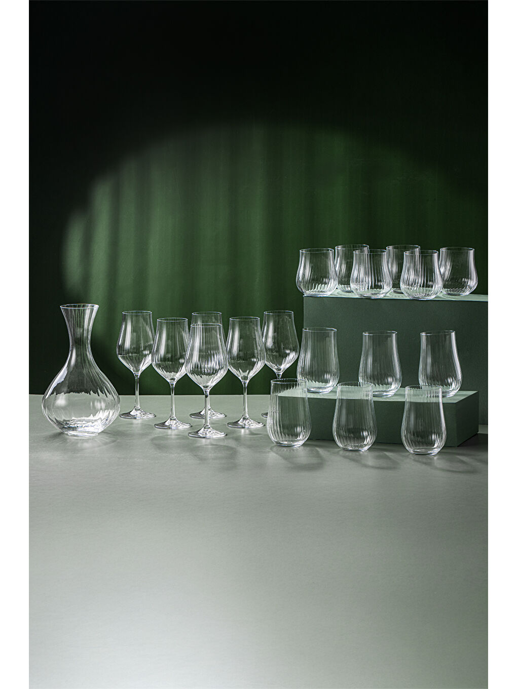 Renksiz Vetro 19 Parça Bardak Seti-10