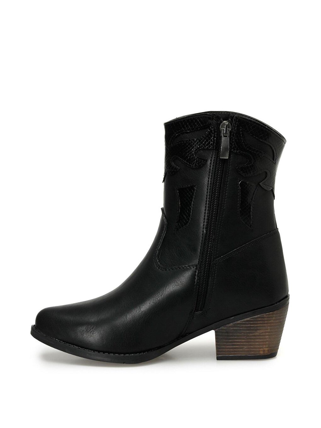 23K-150 3PR Siyah Kadın Kovboy Bot-2