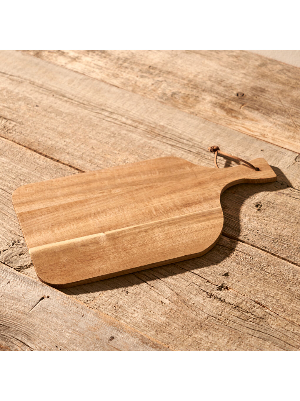 Bej Blop Akasya Kesme Tahtası Naturel (20,5x34x1 cm)