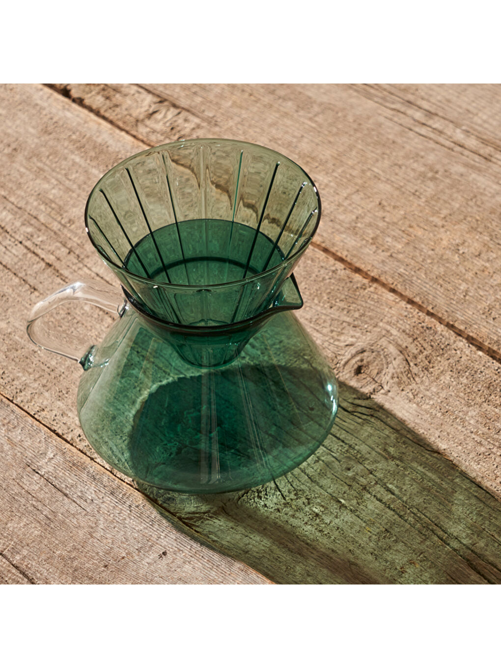 Tapered Filtre Kahve Demliği Yeşil (700 cc)