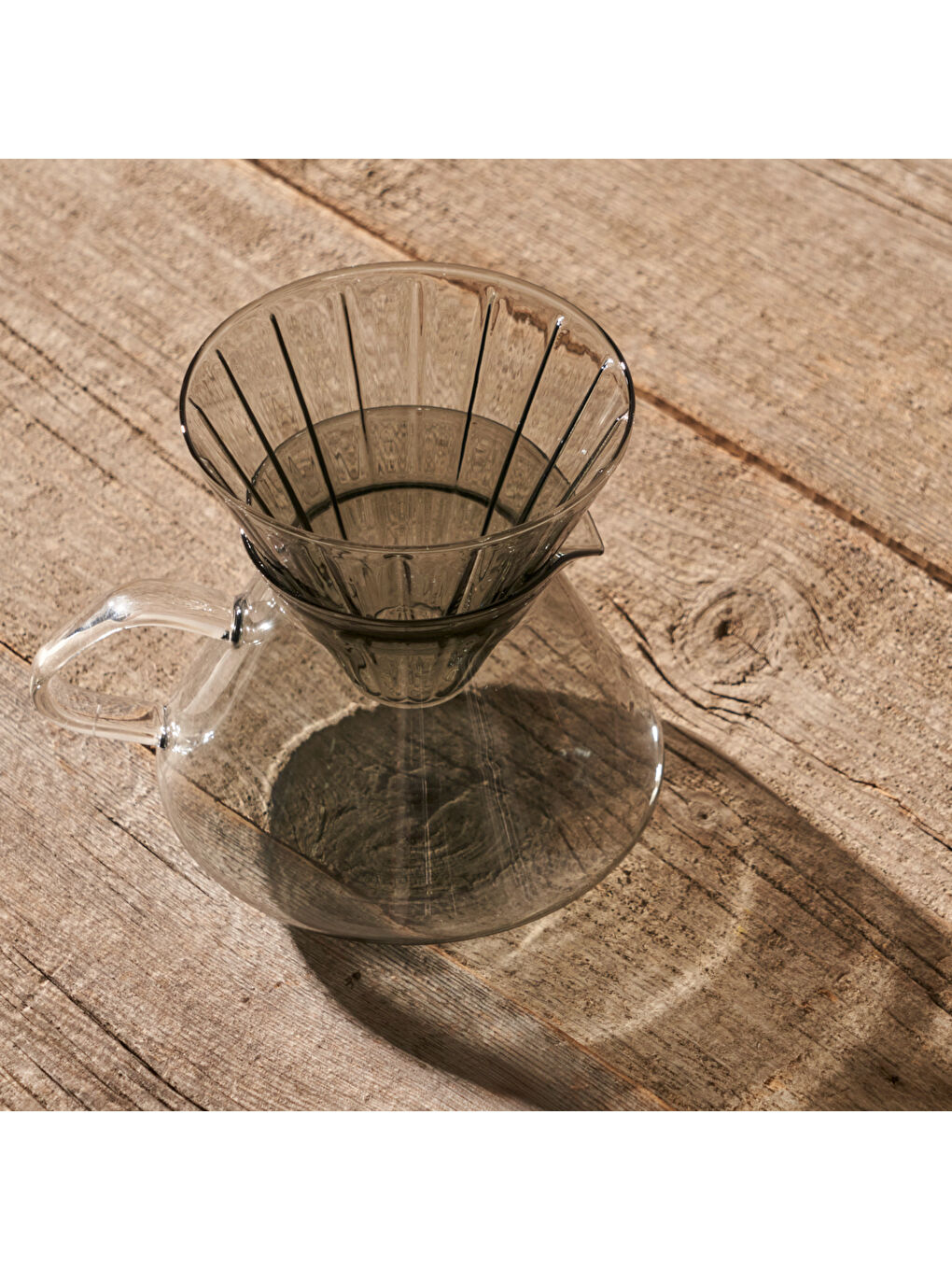 Tapered Filtre Kahve Demliği Gri (700 cc)