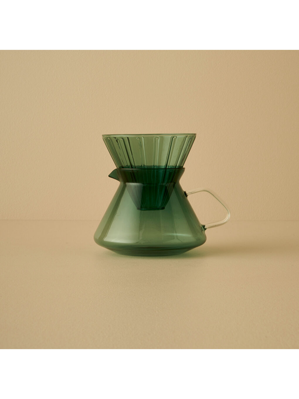 Tapered Filtre Kahve Demliği Yeşil (700 cc)-1