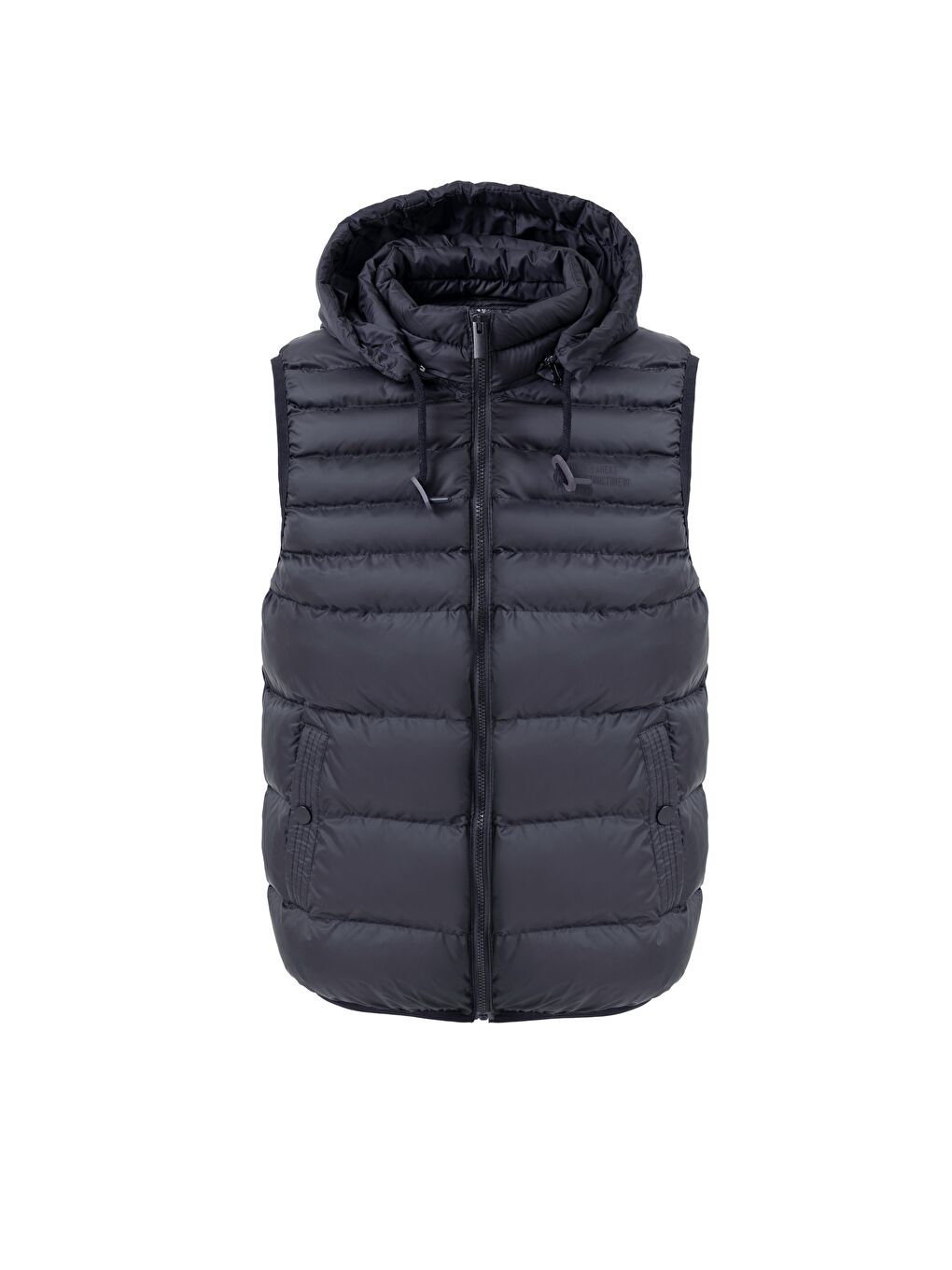 Erkek Çıkarıbilir Kapüşonlu Şişme Yelek Lacivert