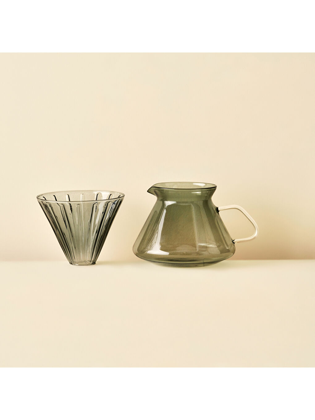 Tapered Filtre Kahve Demliği Gri (700 cc)-2
