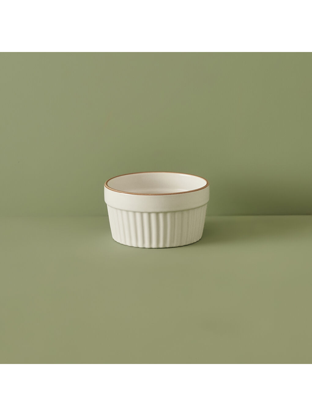 Vislo 2'li Sufle Kabı Seti Beyaz-Kahverengi (200 ml)-2