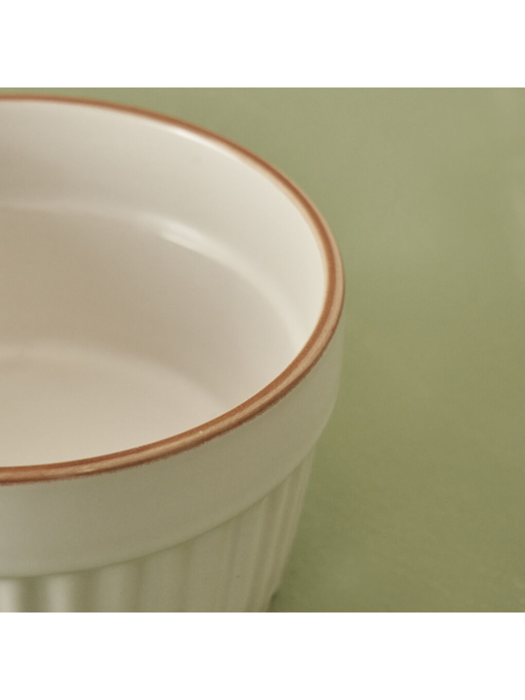 Vislo 2'li Sufle Kabı Seti Beyaz-Kahverengi (200 ml)-3