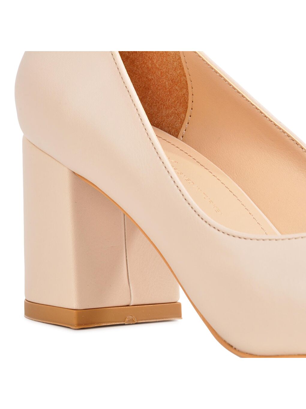 Kadın Bej Topuklu Ayakkabı 303-1