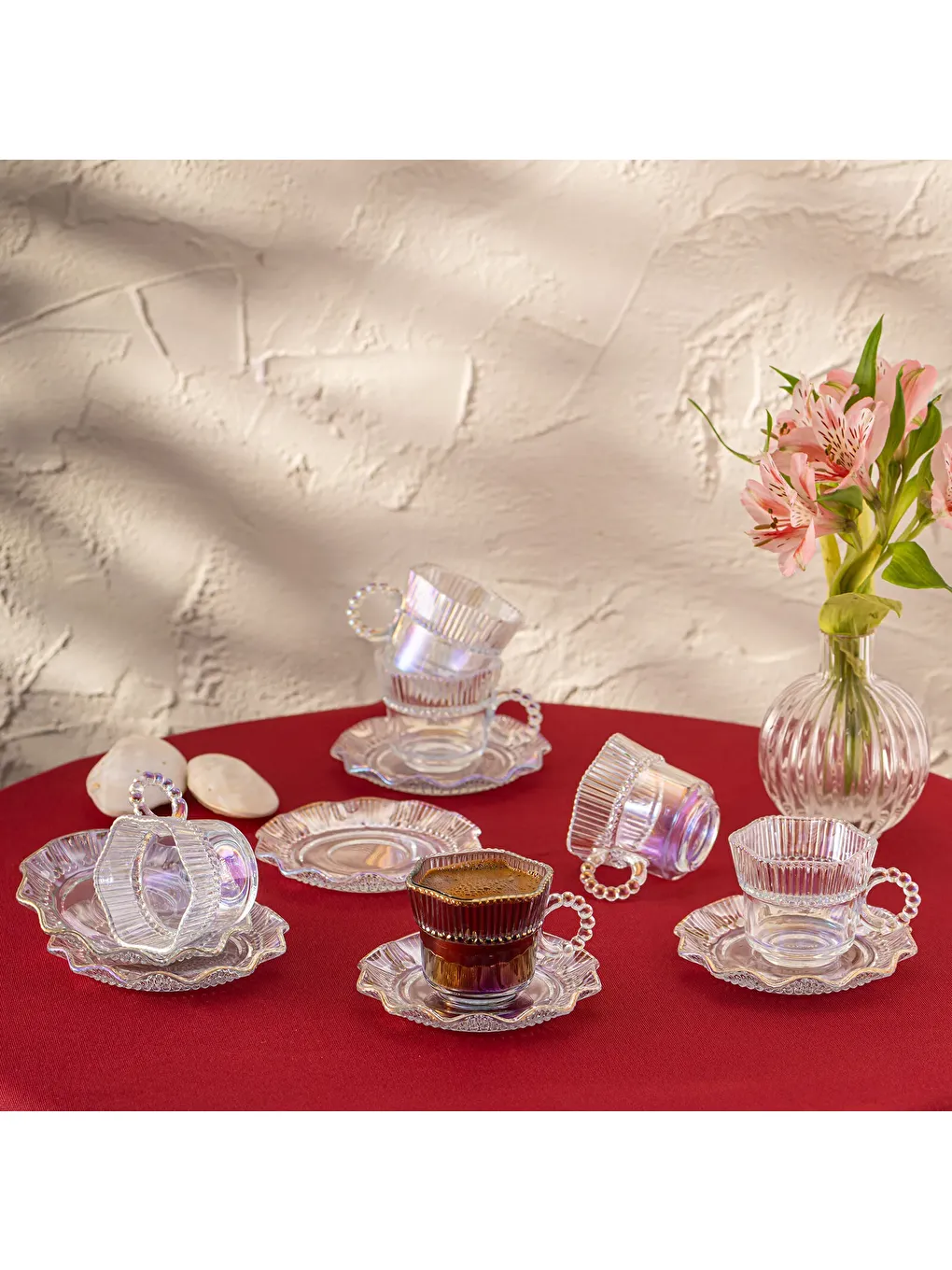 Renksiz Hatrı Var 80 ml 6'lı Kahve Fincan Takımı-6