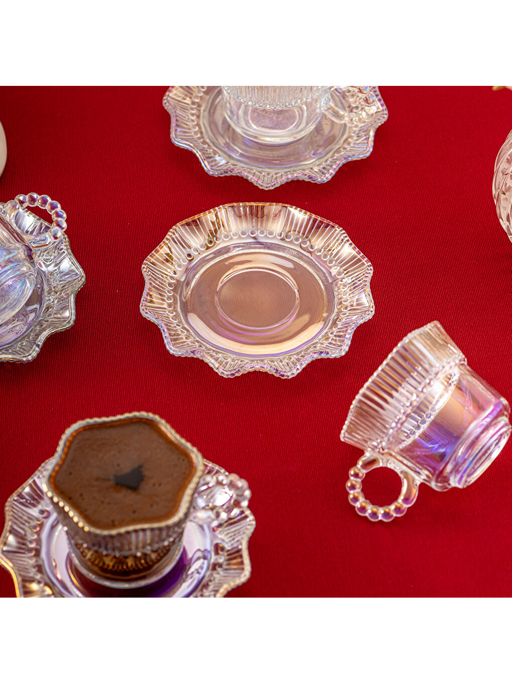 Renksiz Hatrı Var 80 ml 6'lı Kahve Fincan Takımı-9