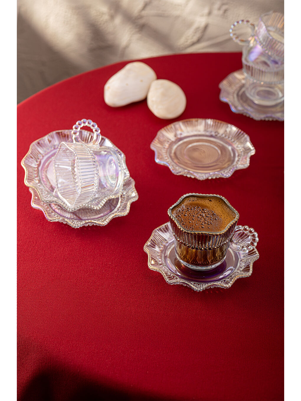 Renksiz Hatrı Var 80 ml 6'lı Kahve Fincan Takımı-5