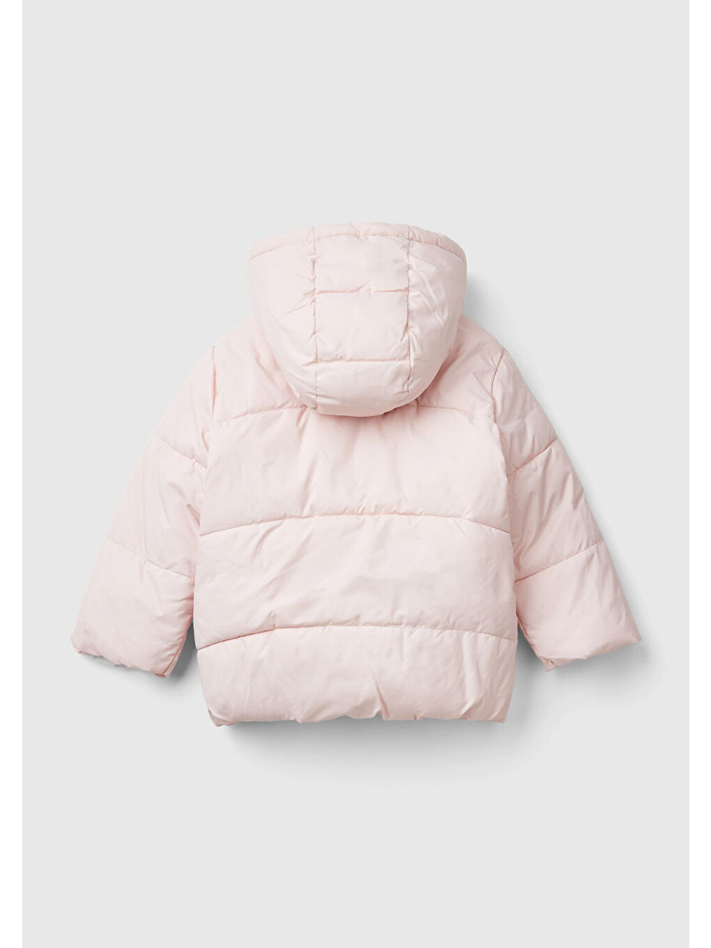 Kız Çocuk Toz Pembe İçi Kürklü Mont-1