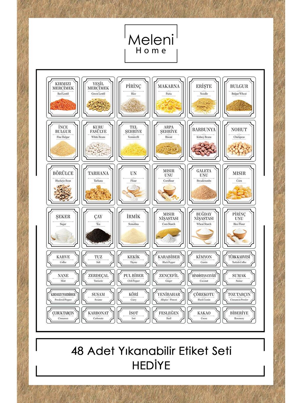 12'li Set Sızdırmaz Kapaklı Etiketli Kare Erzak Saklama Kabı Antrasit 12 x 0.50 lt Kaşıklı-1