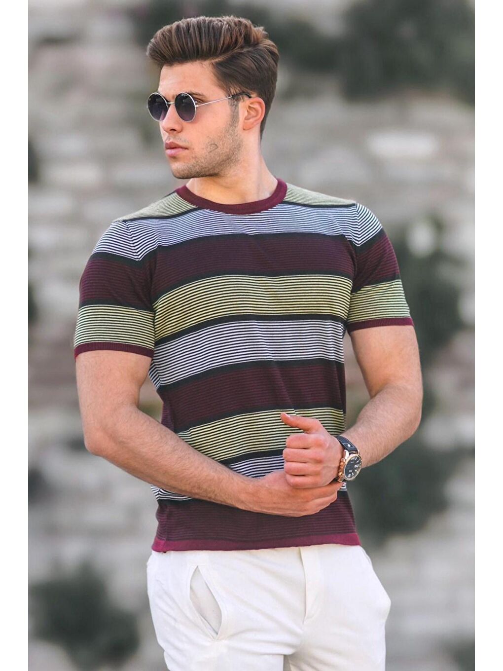 Bordo Erkek Tişört 5121