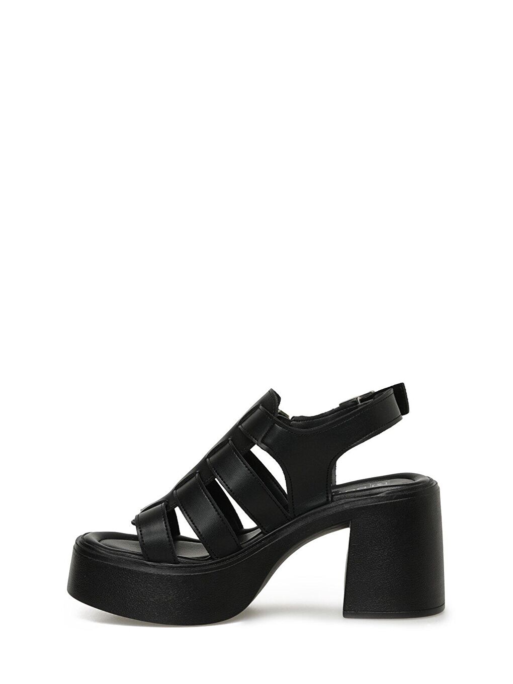 23S-464 3FX Siyah Kadın Topuklu Sandalet-2