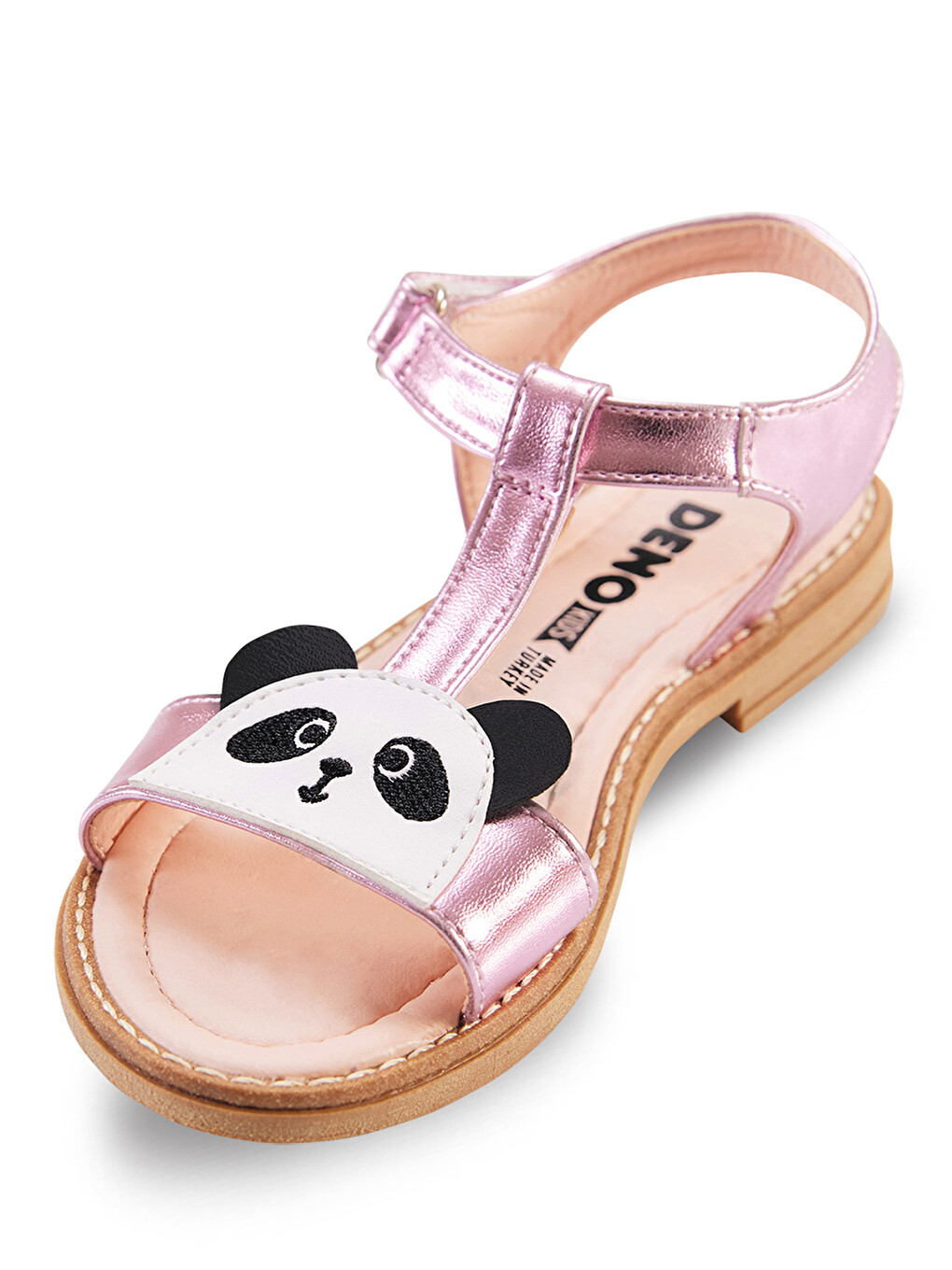 Pembe Panda Kız Çocuk Sandalet-3
