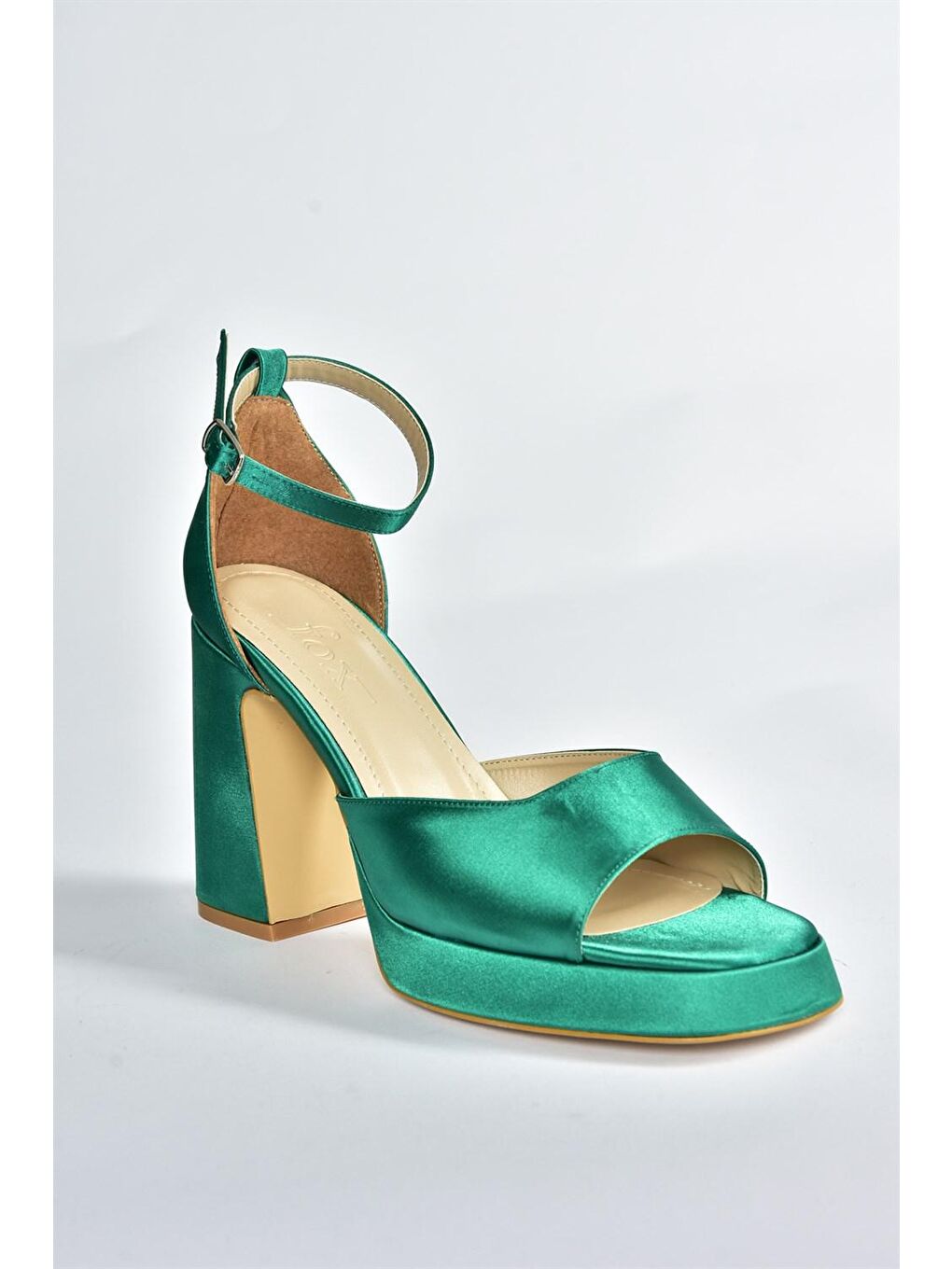 M5700208 Yeşil Kadın Topuklu Ayakkabı-5