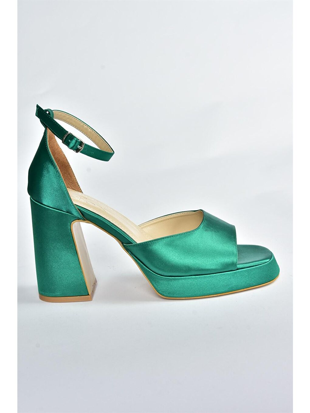 M5700208 Yeşil Kadın Topuklu Ayakkabı-6