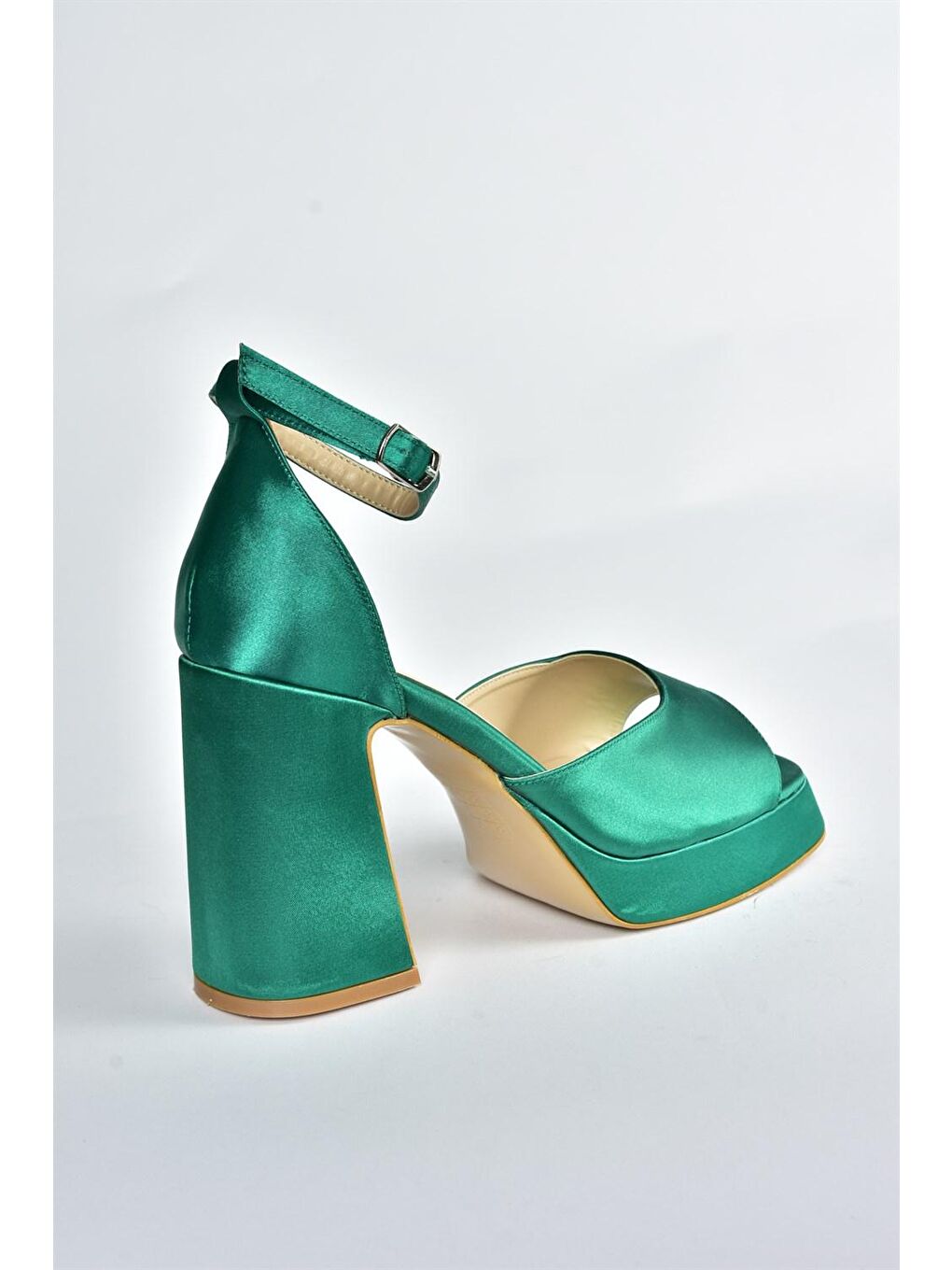 M5700208 Yeşil Kadın Topuklu Ayakkabı-7