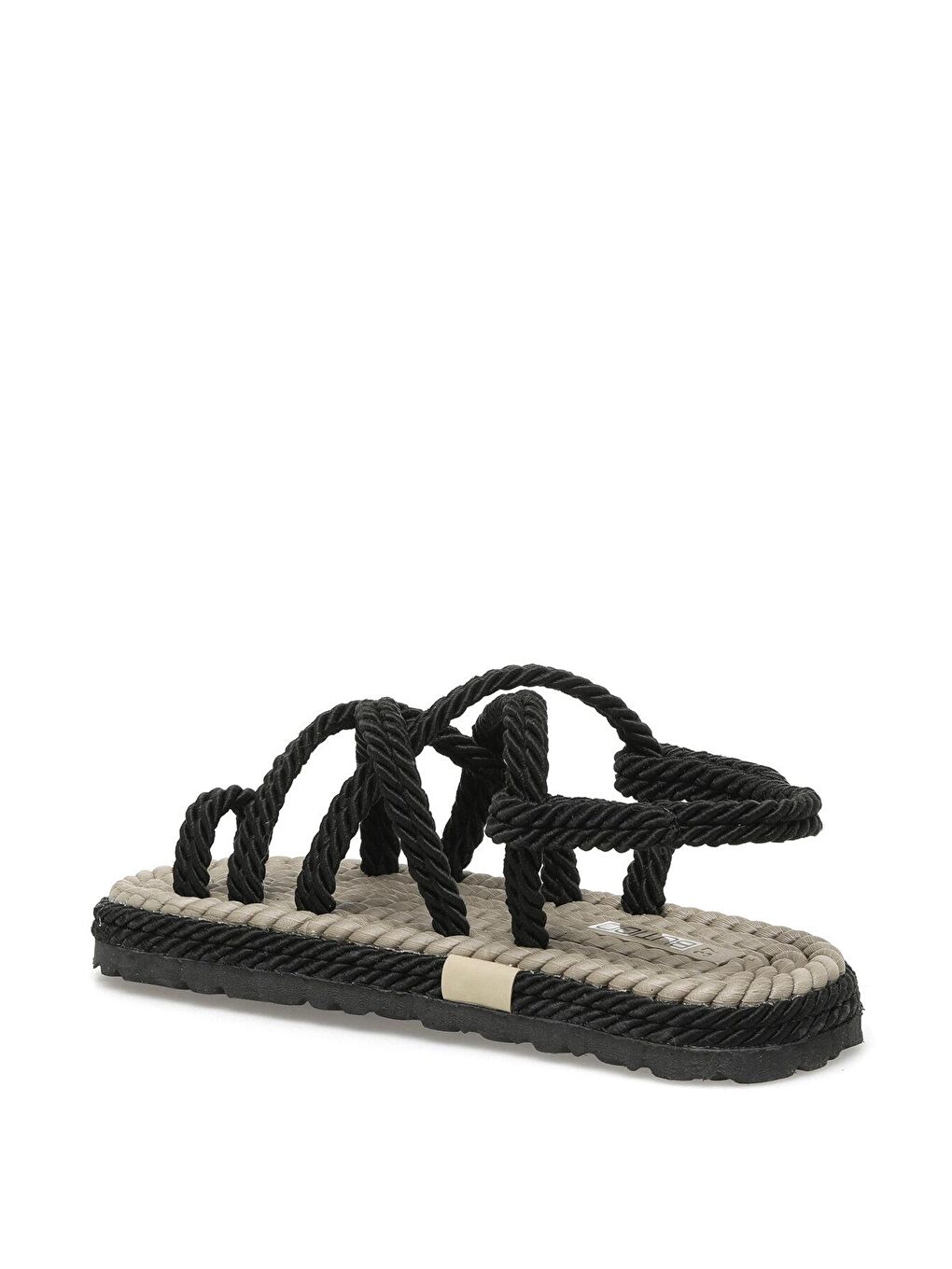 ORLA 3FX Siyah Kadın Düz Sandalet-2