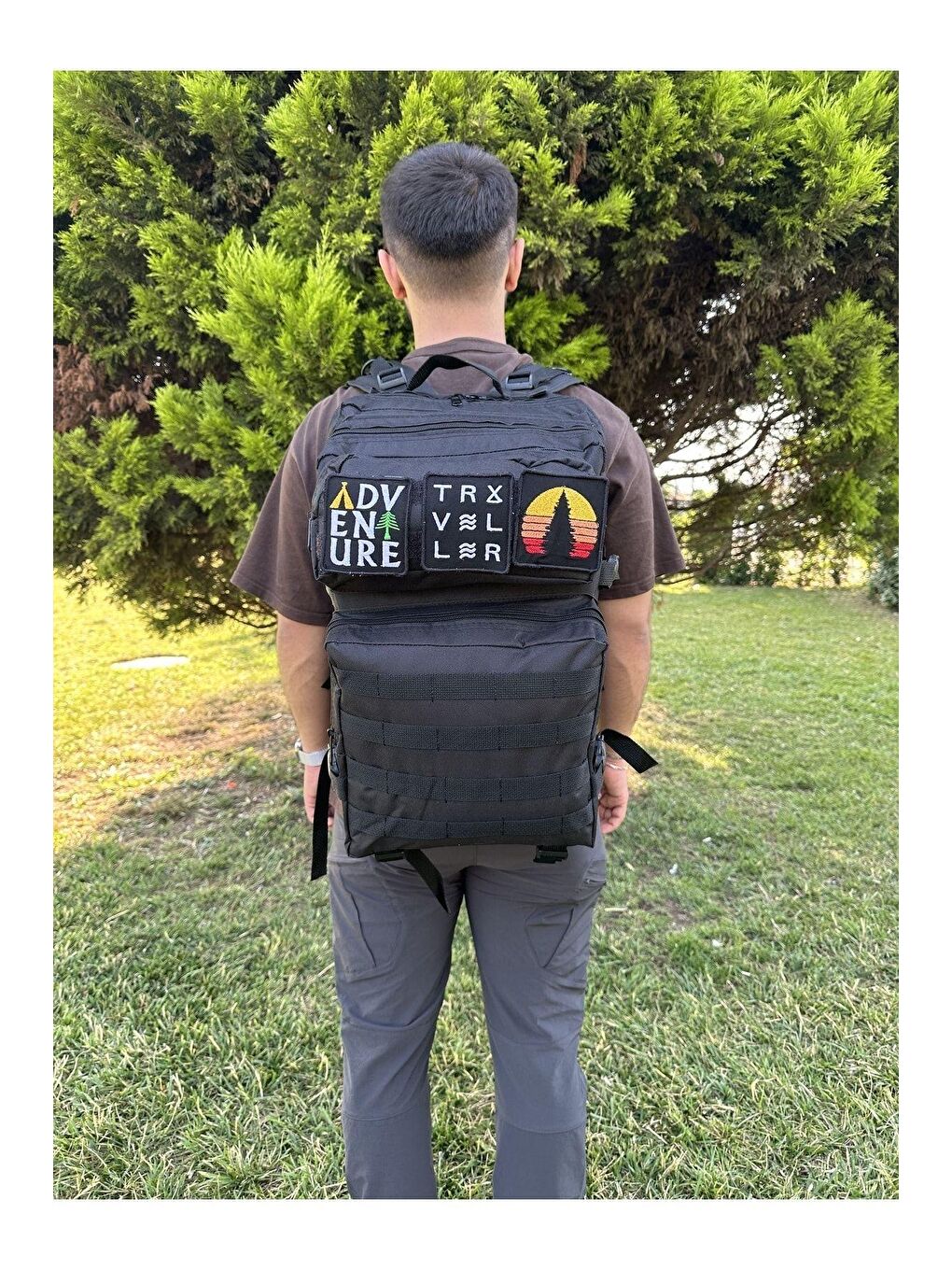 Genius Store Siyah 45 Lt Outdoor Kamp Askeri Spor Sırt Çantası