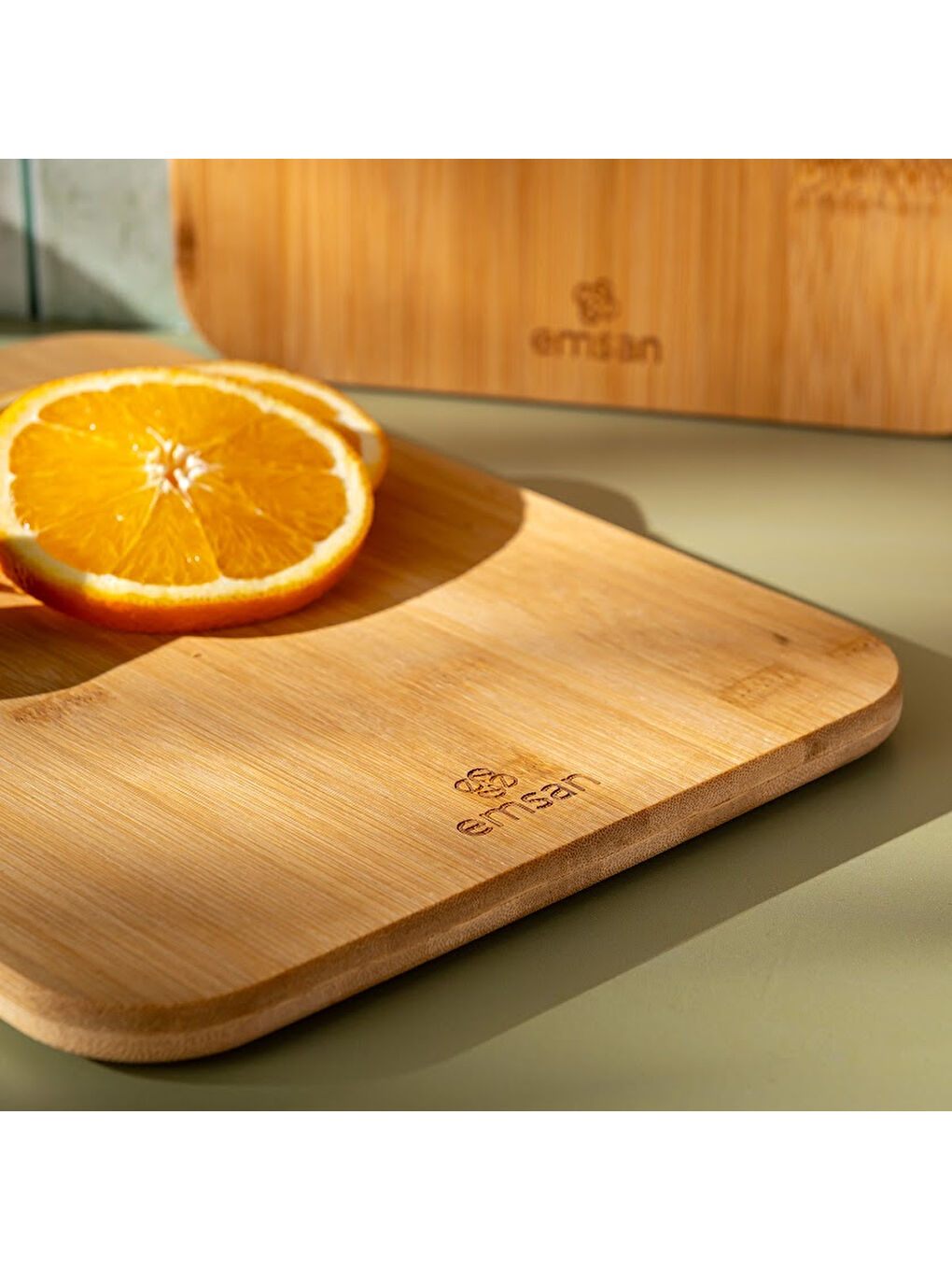 Kahverengi Bambu Aren 2'li Kesme Tahtası-10