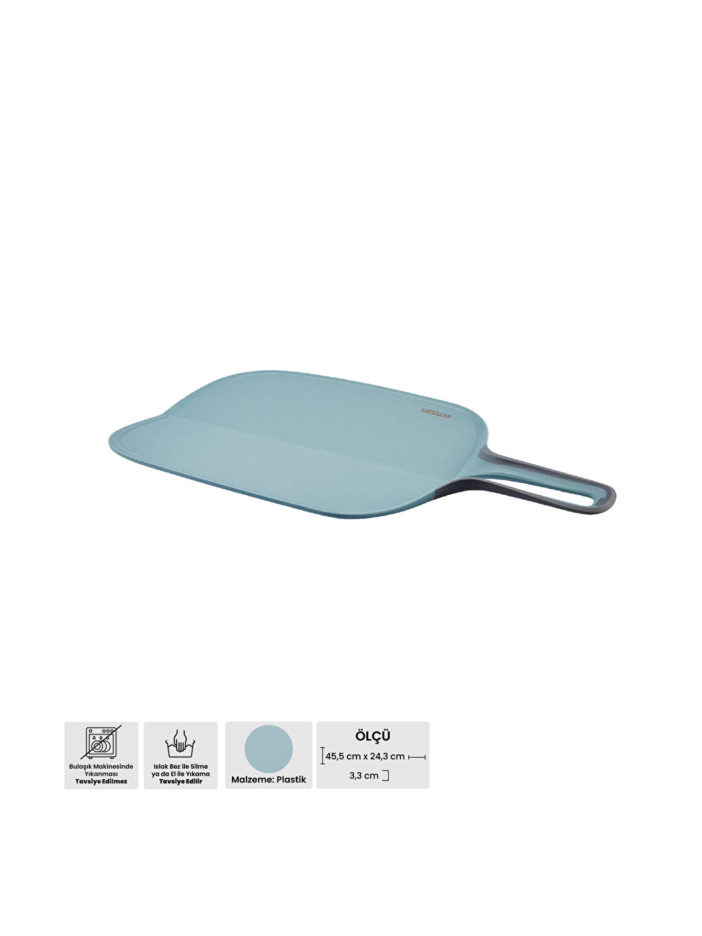 Benefito Katlanır Çağla Yeşili Kesme Tahtası-5