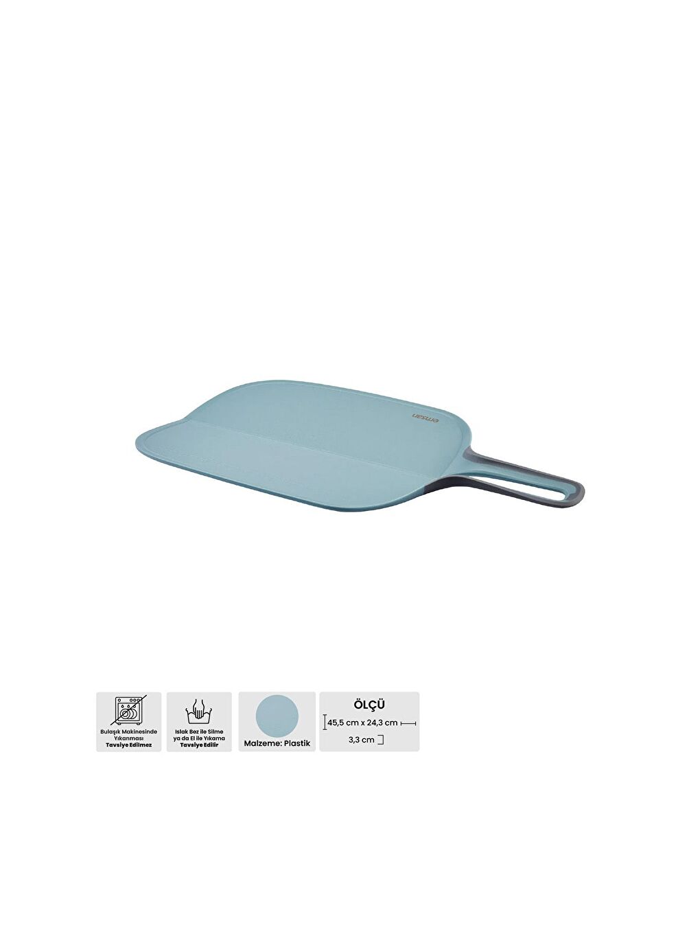 Benefito Katlanır Çağla Yeşili Kesme Tahtası-3