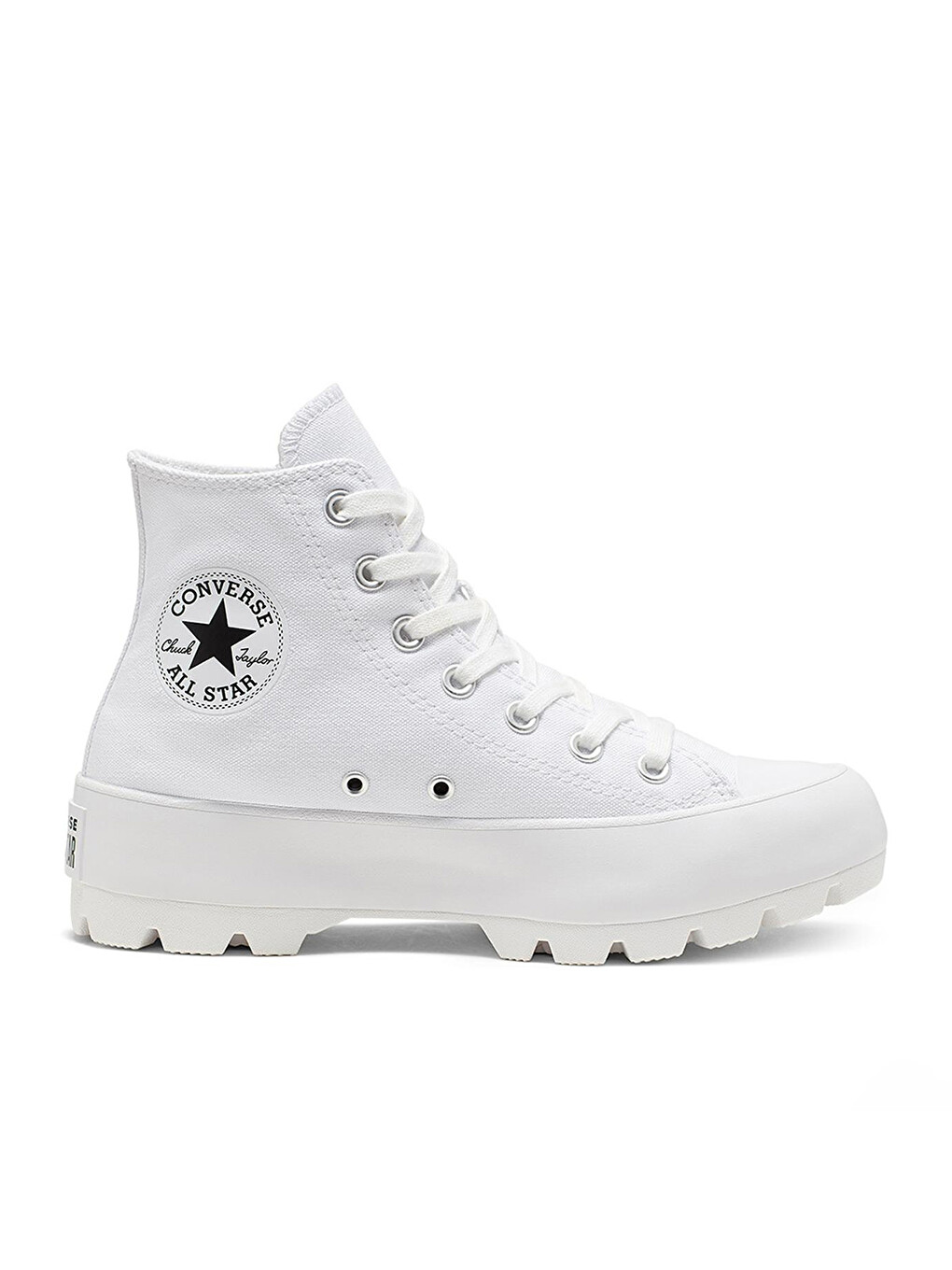 Chuck Taylor All Star Lugged Canvas Kadın Beyaz Sneaker-2