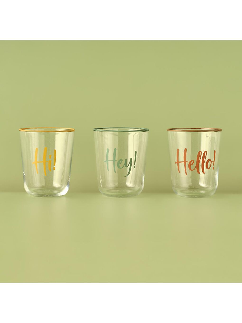 Karışık Hello Bardak 3'lü-2