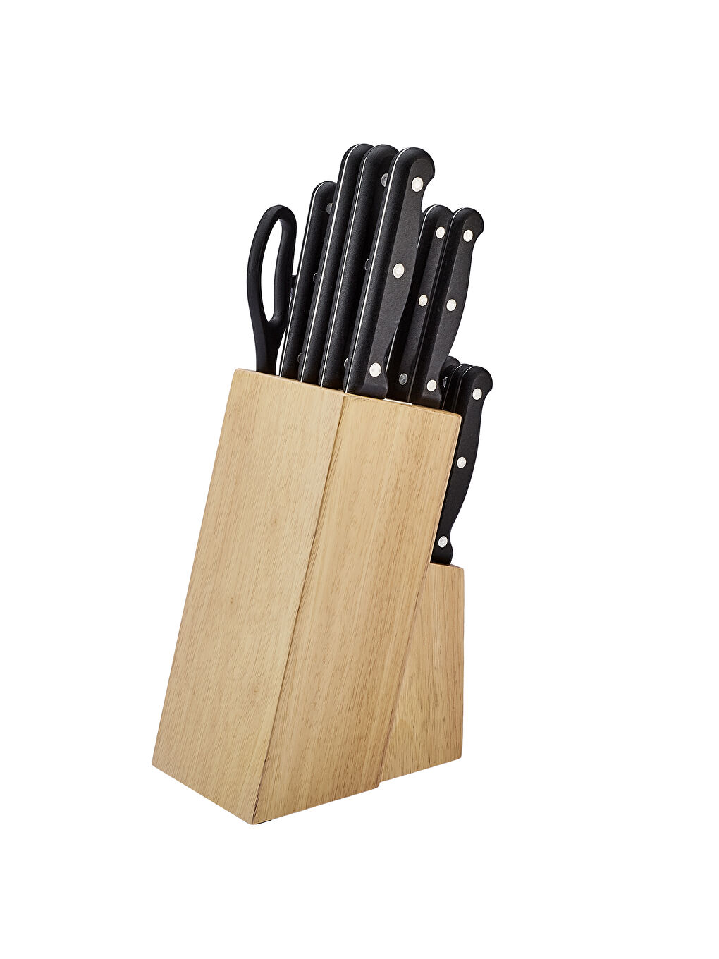 Siyah Universal 15 Parça Standlı Bıçak Seti-8