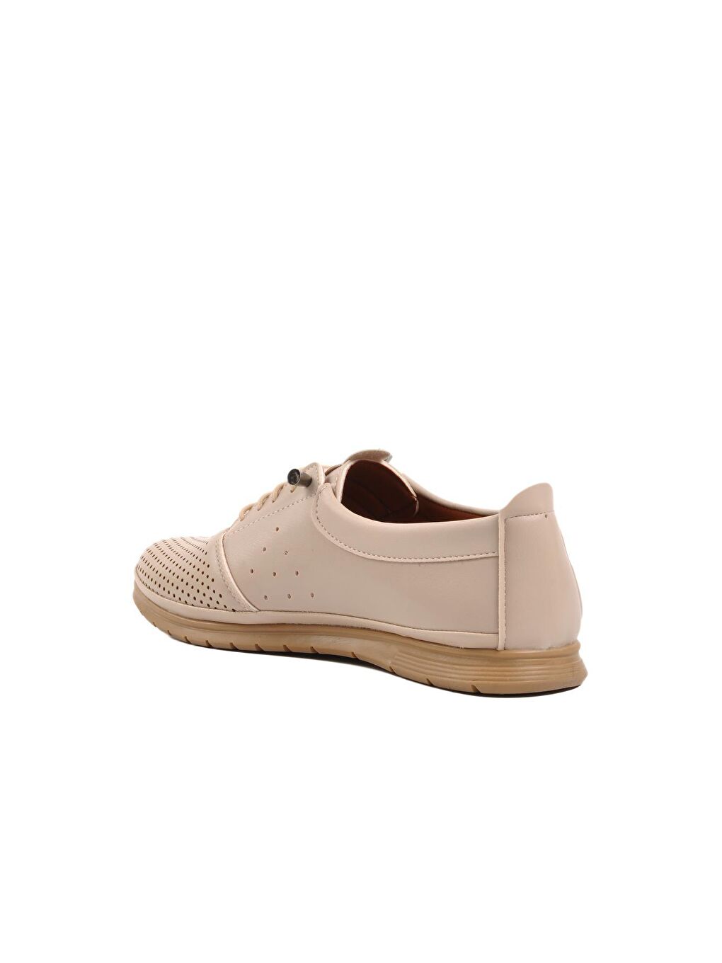 Ekru 015 Krem Kadın Günlük Ayakkabı-3