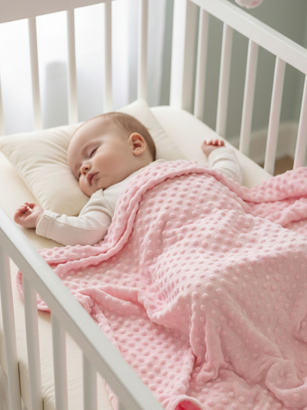 Nohut Dolgulu %100 Welsoft Bebek Battaniyesi Pembe-2