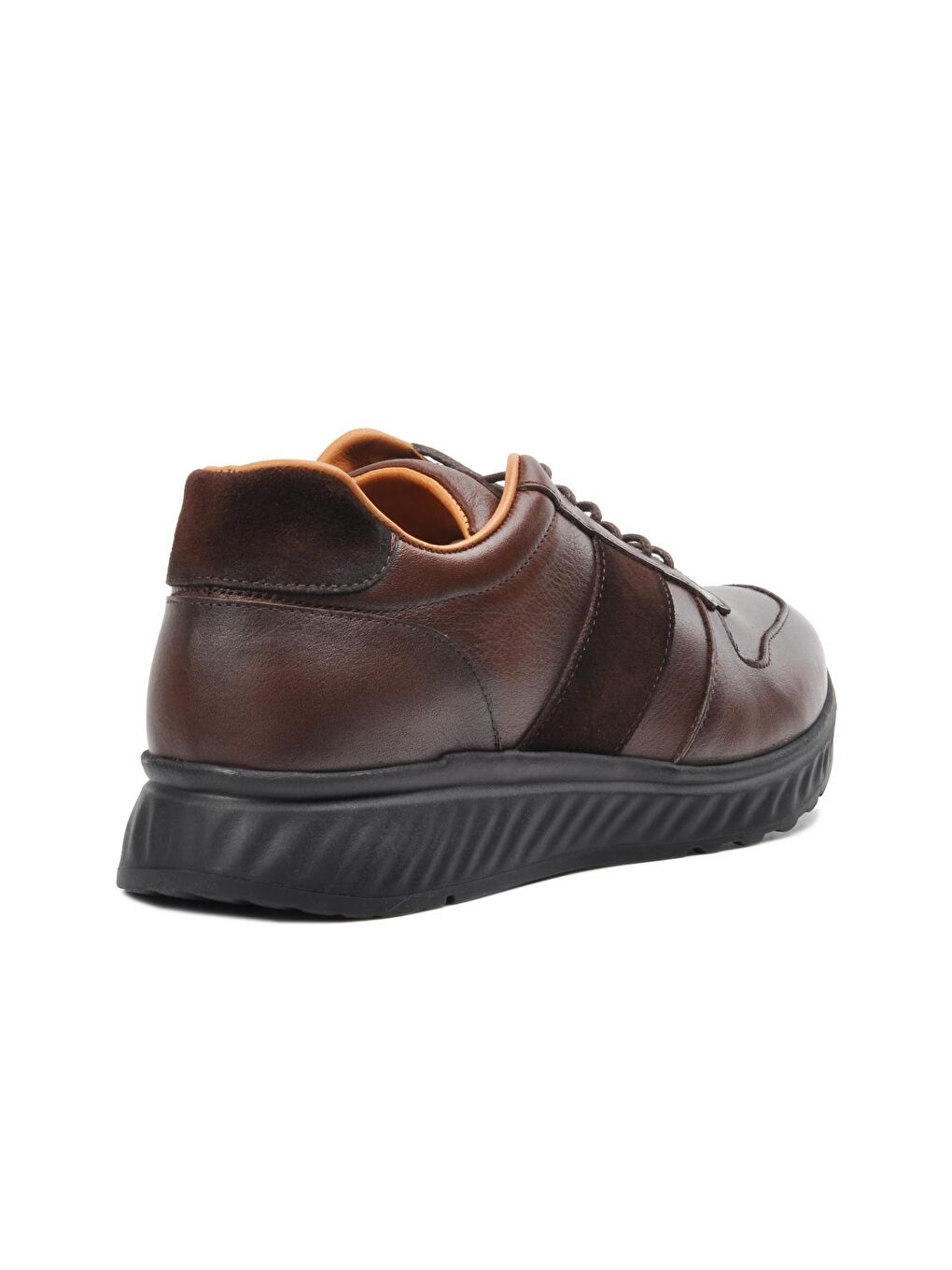 Kahverengi Premium 22119-62 Kahve Erkek Hakiki Deri Casual Ayakkabı-3