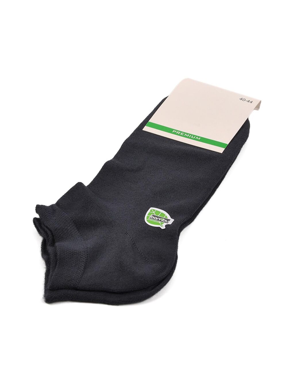 Gri Füme Bambu Unisex Patik Çorap 24K001