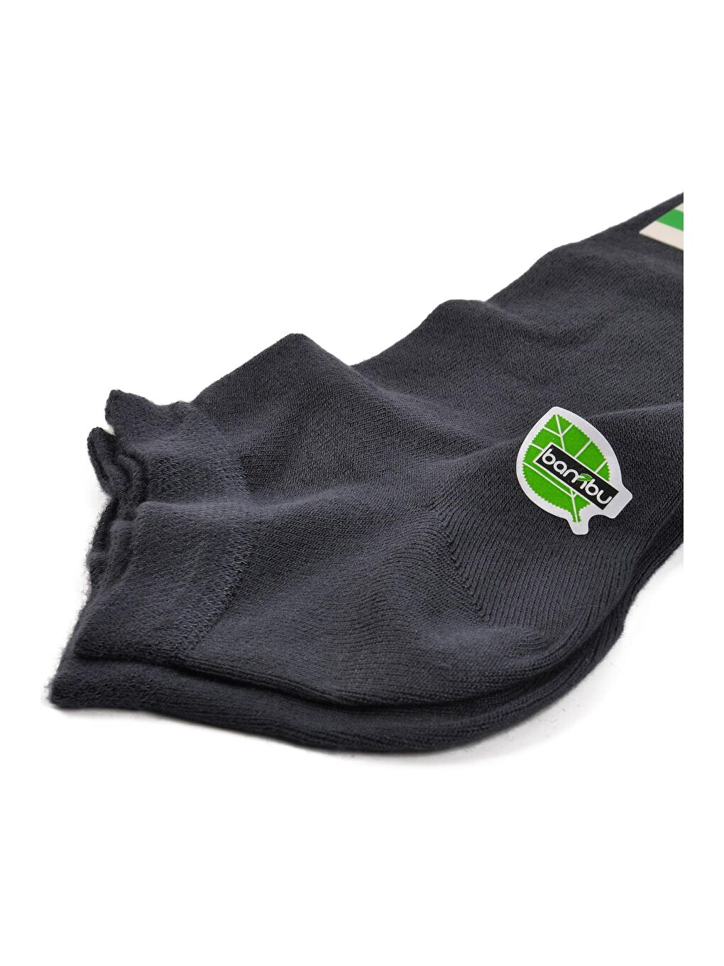 Gri Füme Bambu Unisex Patik Çorap 24K001-1