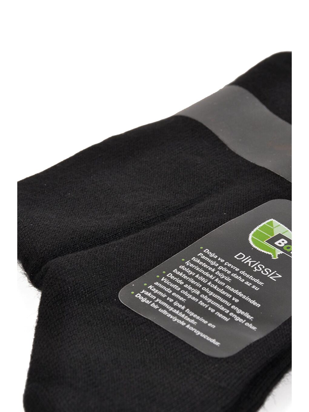 Siyah Bambu Erkek Uzun Çorap 24K003-2